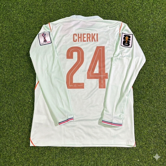 Rayan Cherki #24 France 2026 World Cup Away Long Sleeve Jersey