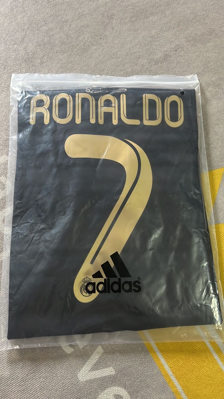 Cristiano Ronaldo Real Madrid 2011 2012 Black Retro Jersey