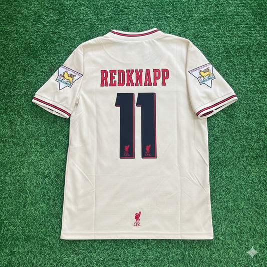 Jamie Redknapp Liverpool 1996 1997 Retro Away White Retro Jersey