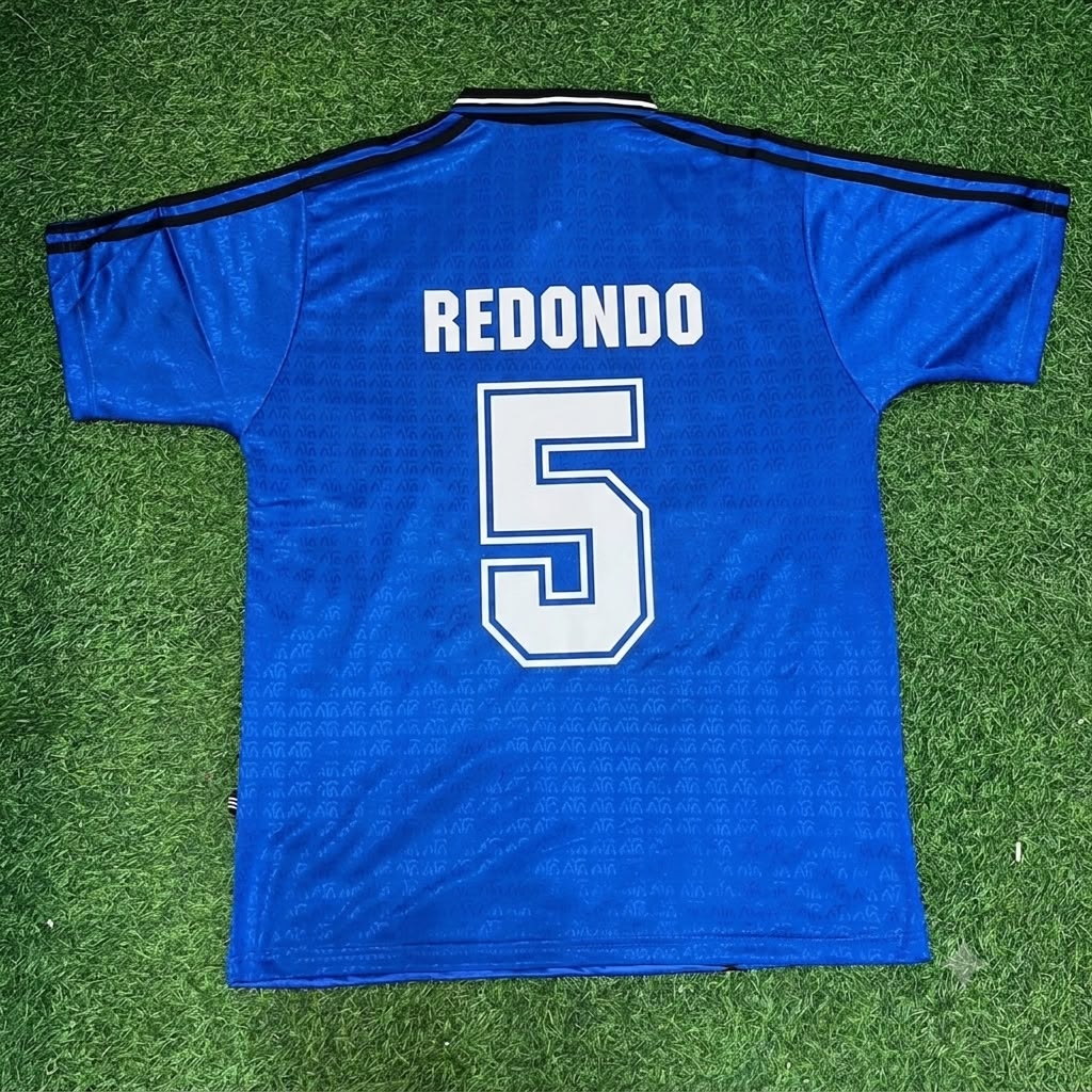 Fernando Redondo Argentina 1994 Season Away Blue Retro Jersey Trikot Soccer Shirt