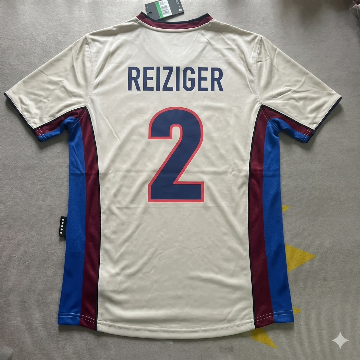 Michael Reiziger Barcelona 98/99 Retro Jersey Maillot Trikot Maglia
