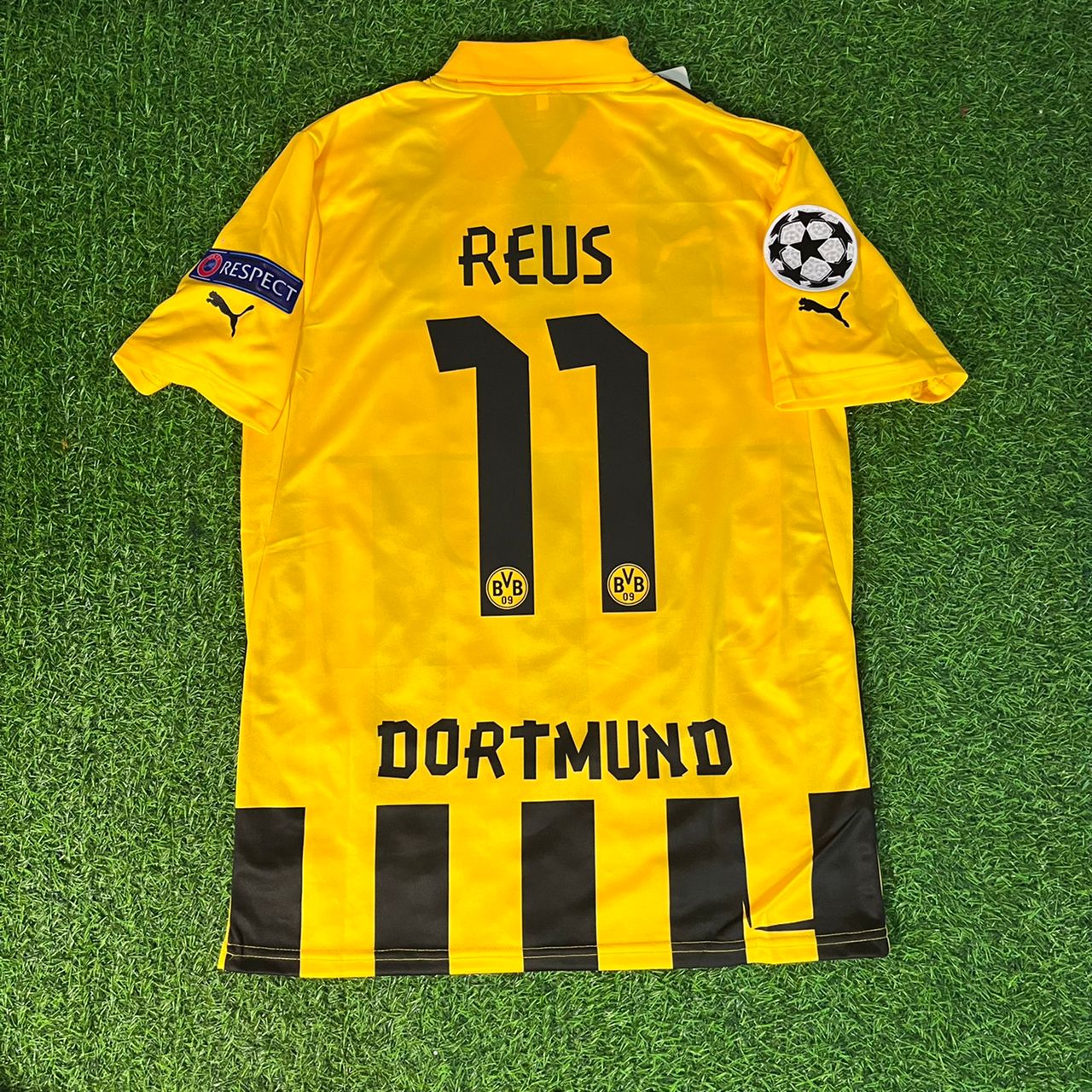 Marco Reus Borussia Dortmund 2013 Champions League Final Retro Football Jersey Kit