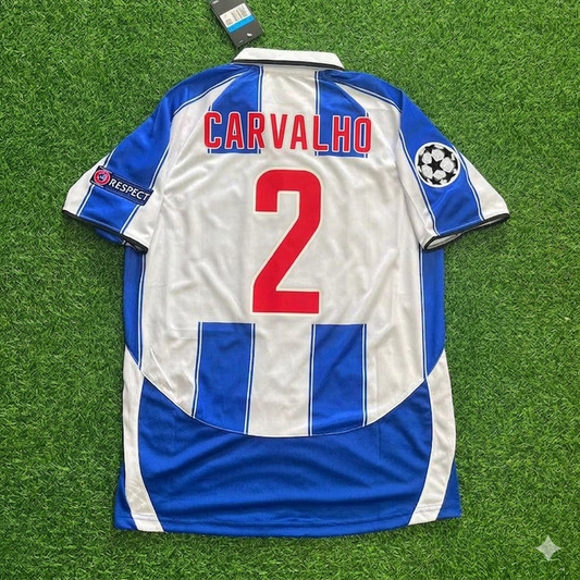 Ricardo Carvalho 2- Porto Retro Football Jersey