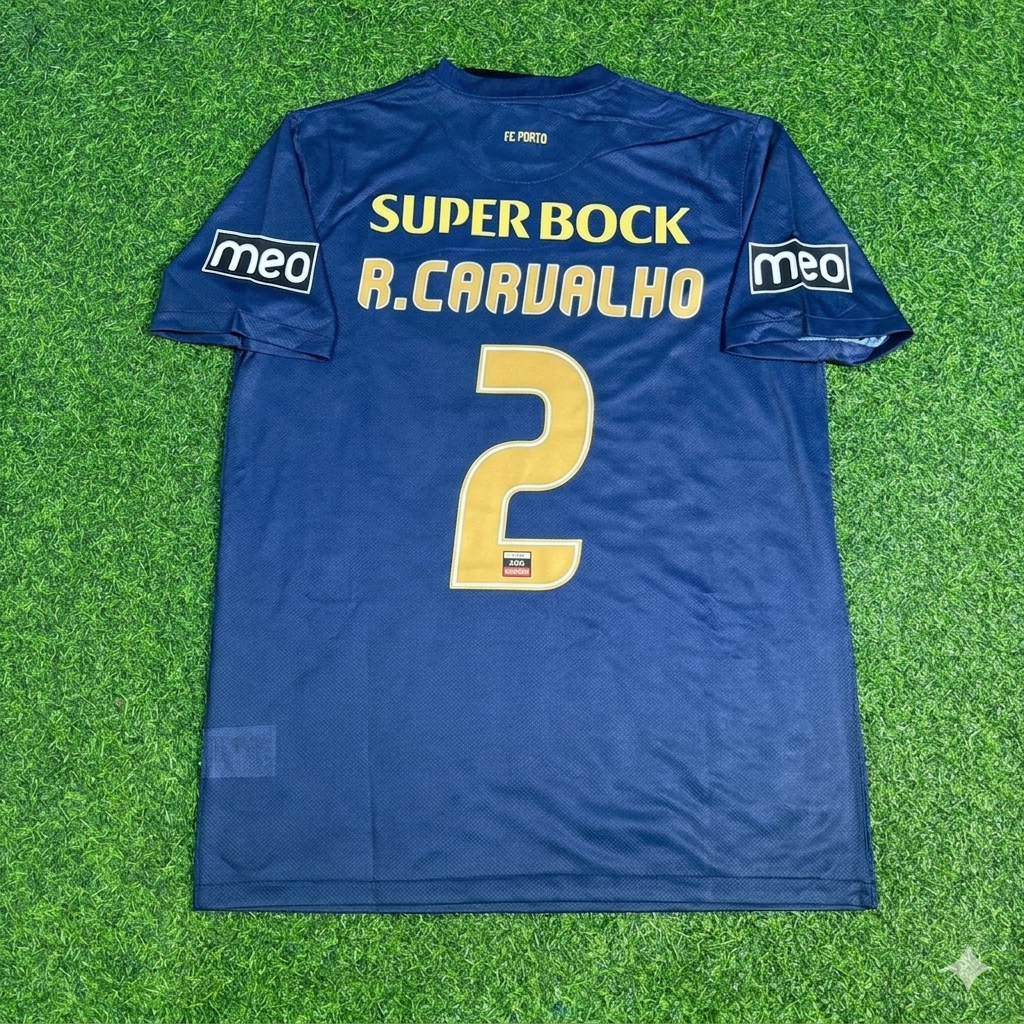 Ricardo Carvalho #2 FC Porto Home Retro Football Jersey