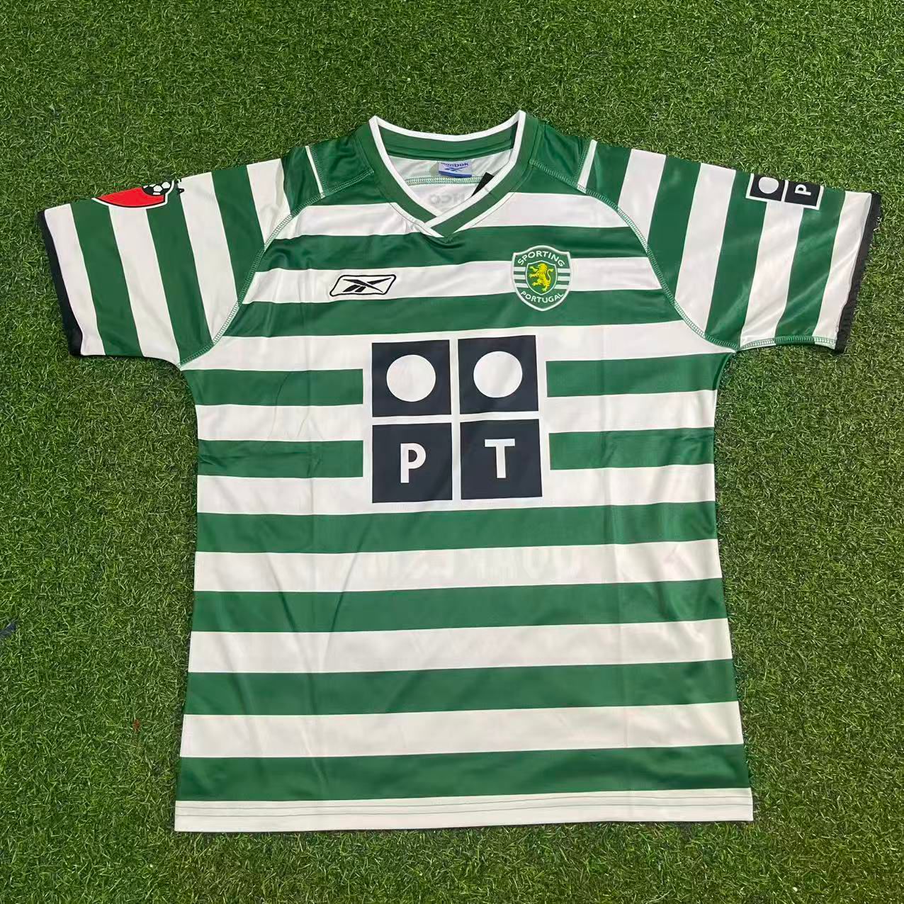Ricardo Quaresma 20 – Sporting CP Lisbon 2001–2003 Retro Kit Jersey – | Trikot | Maillot Soccer Shirt