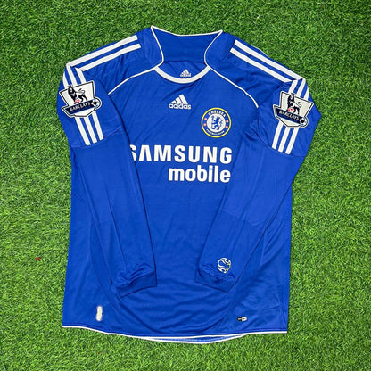Ricardo Quaresma Chelsea 2007-2008 Long Sleeve EPL Patch Football Jersey