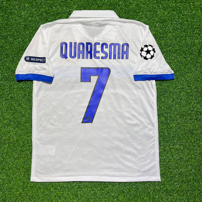 Ricardo Quaresma Inter 2009/2010 White Retro Football Jersey
