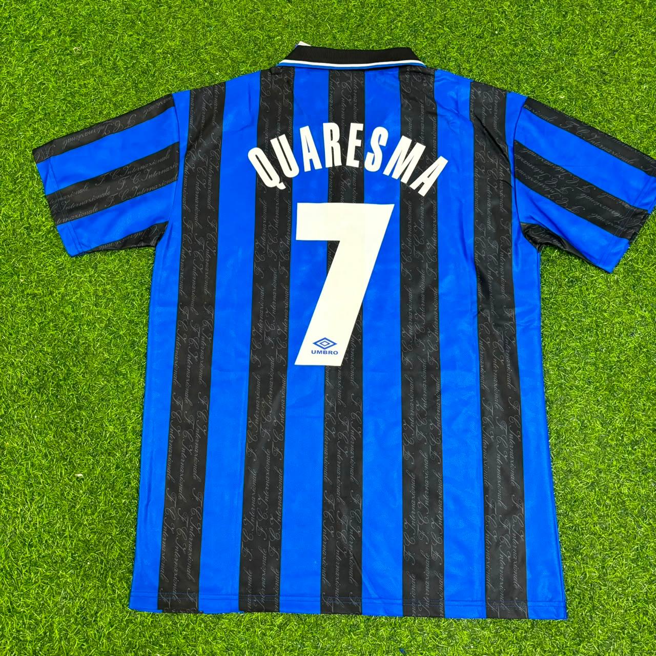 Ricardo Quaresma Inter Home Retro Football Jersey