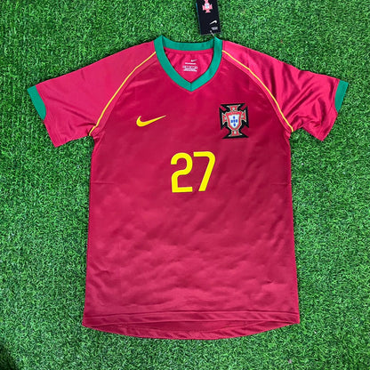 Ricardo Quaresma 27 – Portugal 2006 World Cup Retro Kit Jersey – | Trikot | Maillot Soccer Shirt