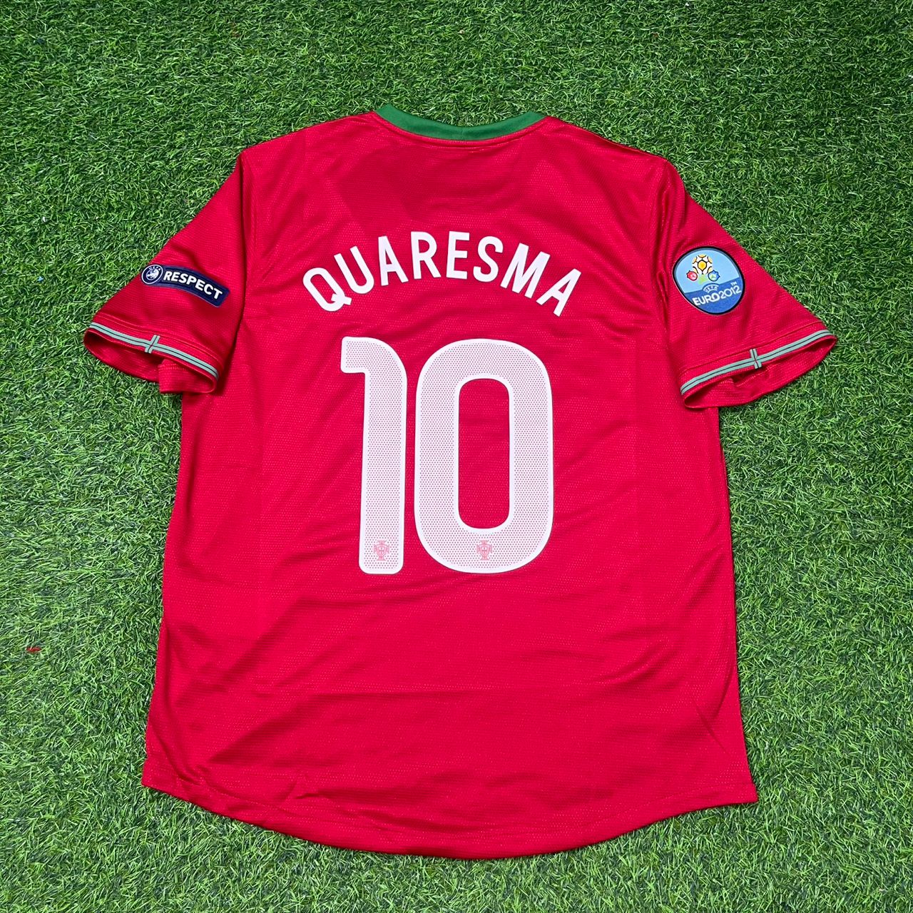 Ricardo Quaresma Portugal Euro 2012 Red Retro Football Jersey Kit