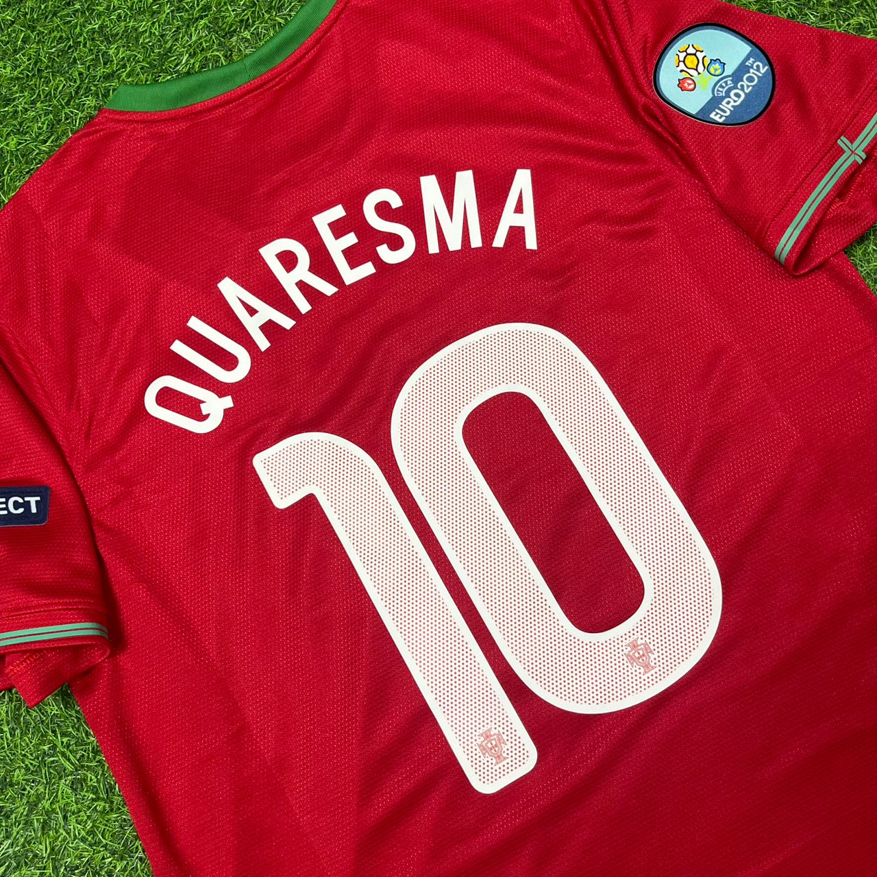 Ricardo Quaresma Portugal Euro 2012 Red Retro Football Jersey Kit