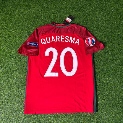 Ricardo Quaresma Portugal EURO 2016 Final Retro Jersey Trikot Maglia