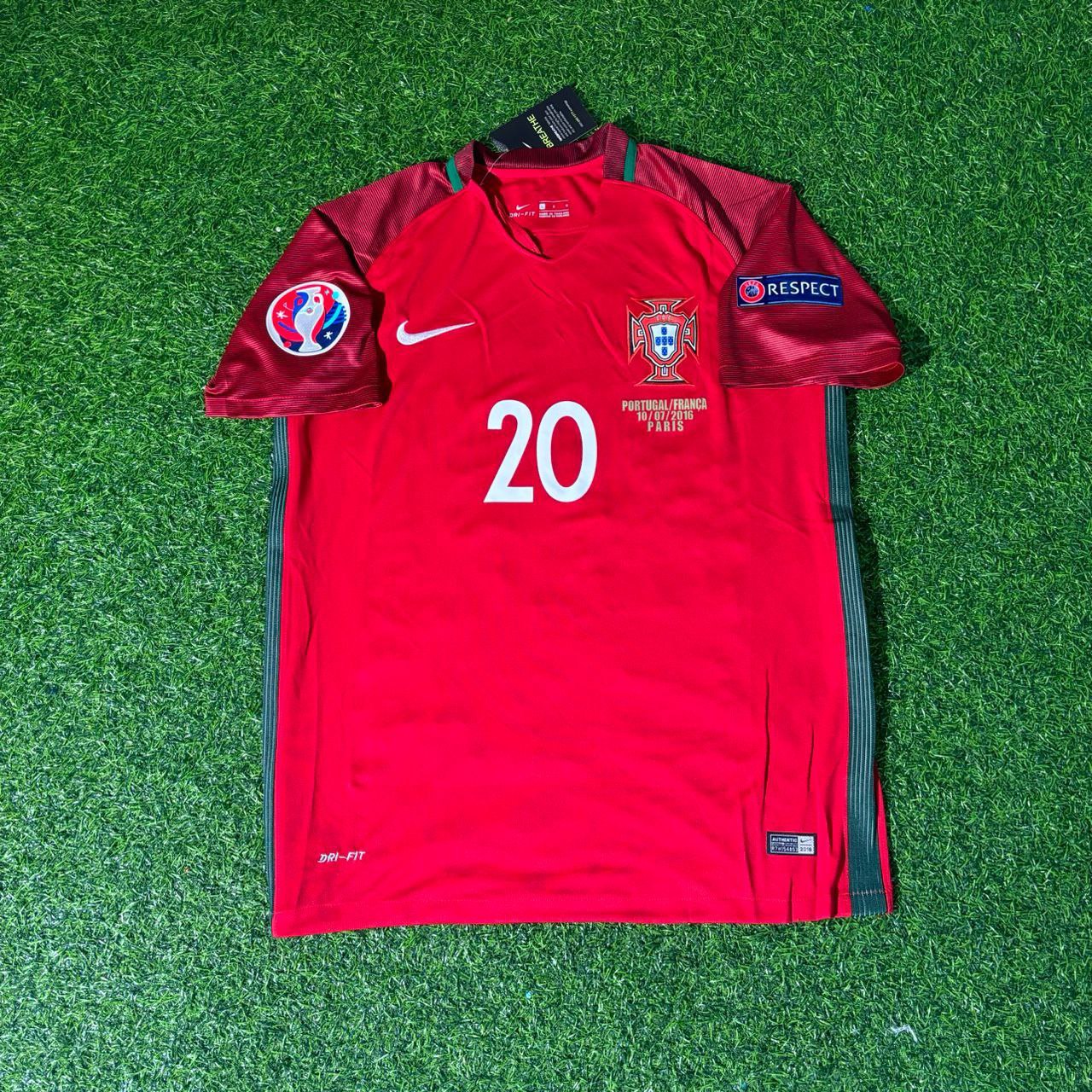 Ricardo Quaresma Portugal EURO 2016 Final Retro Jersey Trikot Maglia