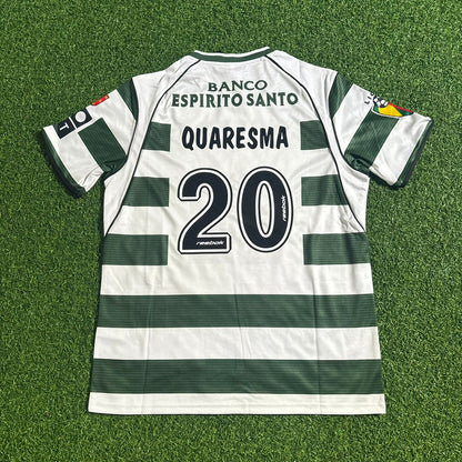 Ricardo Quaresma Sporting CP Lisbon Debut Vintage Football Jersey