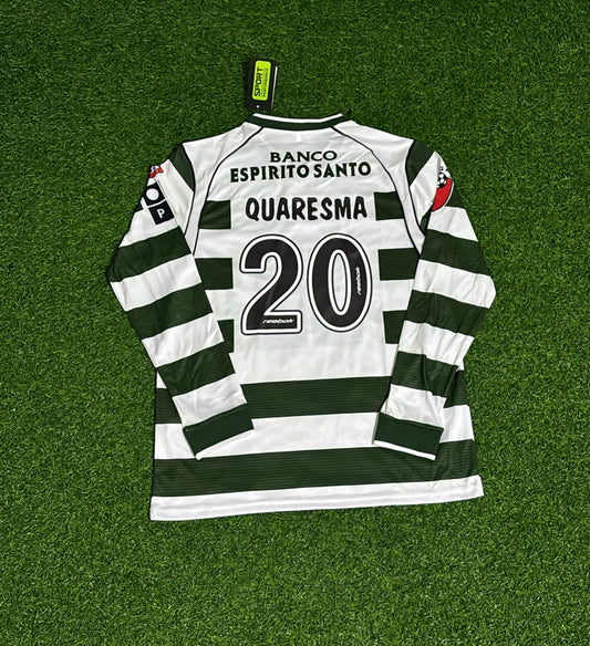 Ricardo Quaresma Sporting Lisbon Retro Football Jersey Kit
