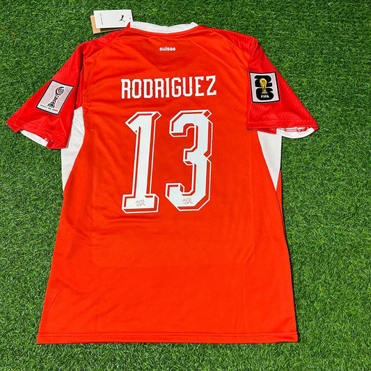 Ricardo Rodriguez 13- Switzerland 2026 World Cup Kit Jersey Trikot Maillot