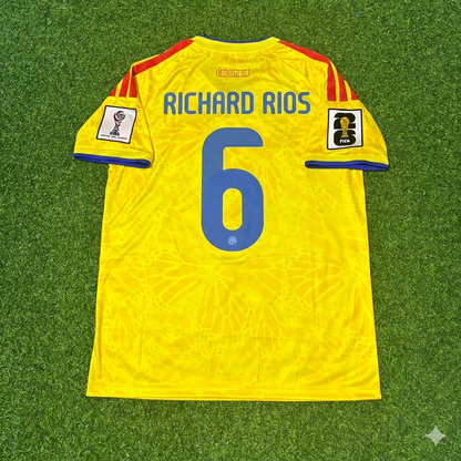 Richard Rios 6- Colombia 2026 World Cup Football Jersey