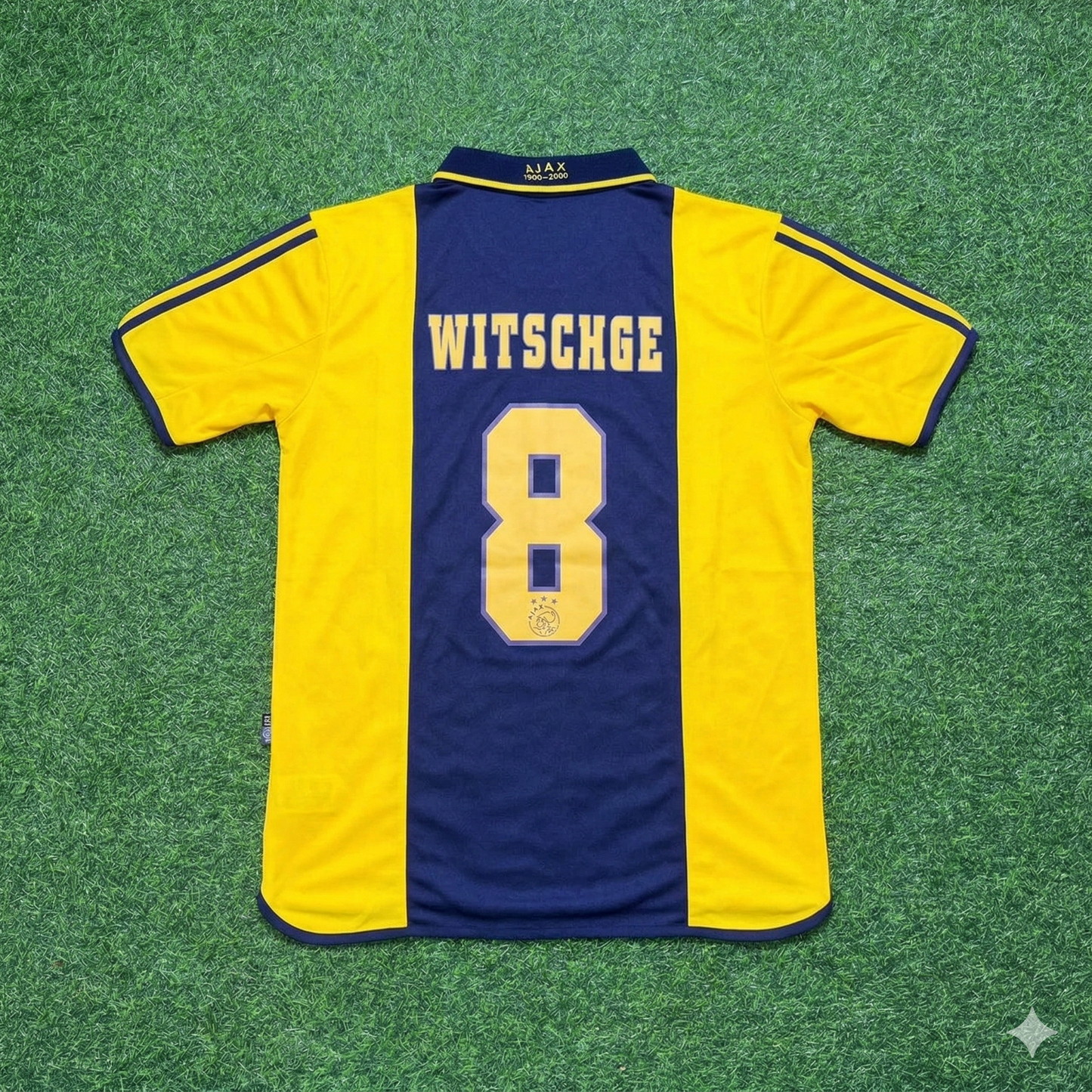 Richard Witschge Ajax 2000/2001 Retro Yellow Football Jersey