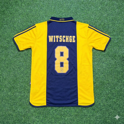 Richard Witschge Ajax 2000/2001 Retro Yellow Football Jersey