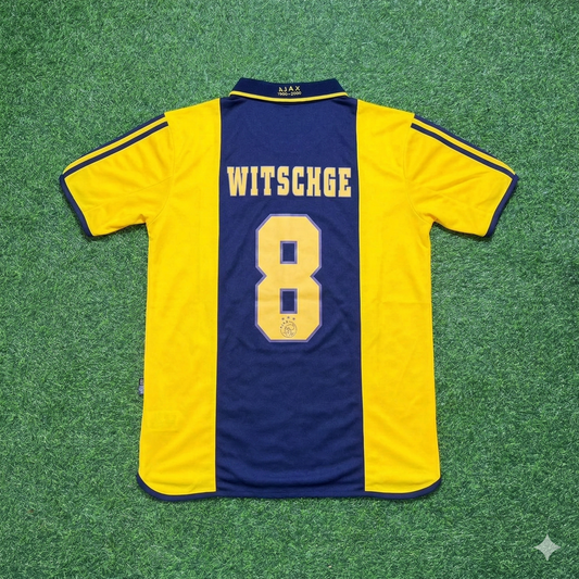 Cristian Chivu Ajax 2000/2001 Retro Yellow Football Jersey