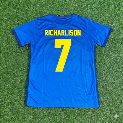 Richarlison Brazil 2021 Copa America Blue Football Jersey
