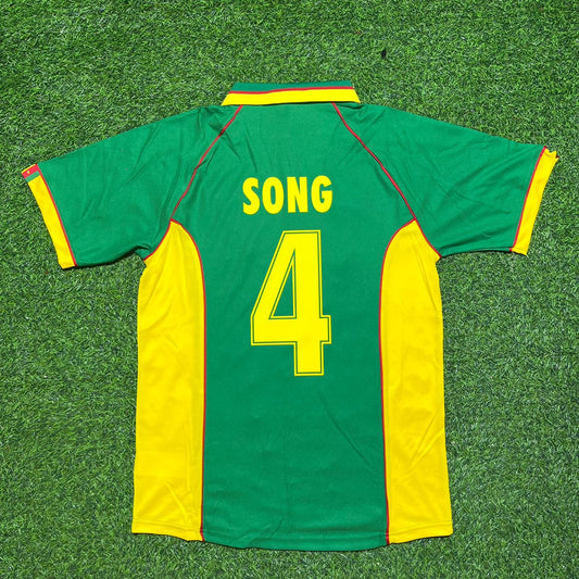 Rigobert Song Cameroon 1998 World Cup Retro Football Jersey
