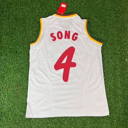 Samuel Eto'o 9 – Kamerun AFCON 2002 Retro-Trikot ohne Ärmel