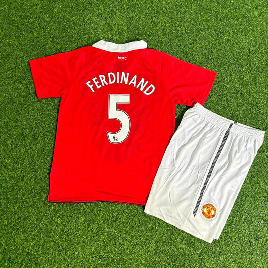 Rio Ferdinand Manchester United 2010/2011 Retro Kids Home Football Jersey
