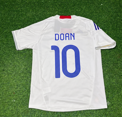 Ritsu Doan Japan White Retro Football Jersey