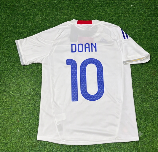 Ritsu Doan Japan White Retro Football Jersey