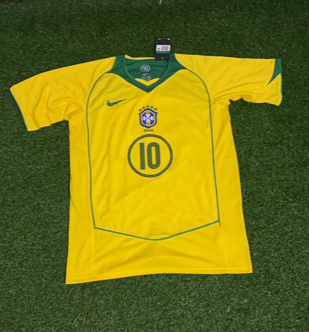 Rivaldo #10 – Brazil 2006 World Cup Retro Kit Jersey Trikot