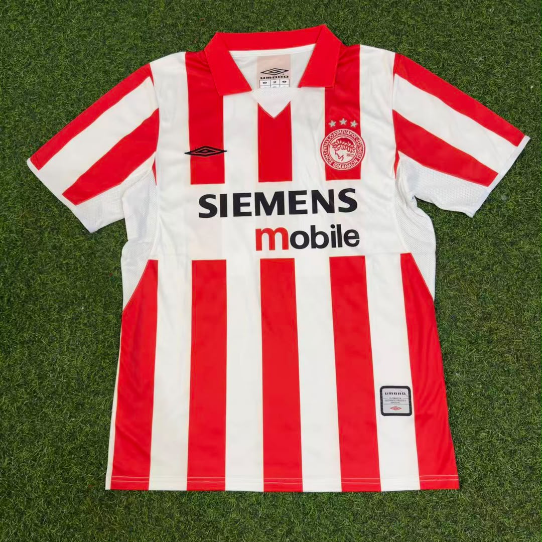 Rivaldo Olympiacos 2004-2005 Retro Home Football Jersey