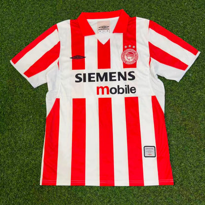 Rivaldo Olympiacos 2004-2005 Retro Home Football Jersey
