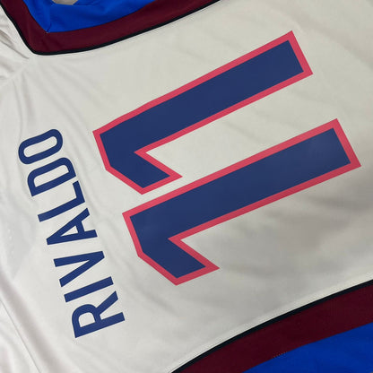 Rivaldo Barcelona 1998-1999 Retro Football Jersey