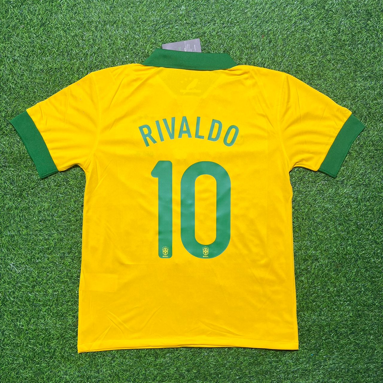 Rivaldo Brazil Retro Football Jersey Kit