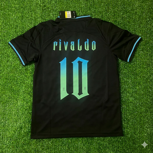 Rivaldo Brazil Retro Football Jersey Trikot Maglia Soccer Shirt