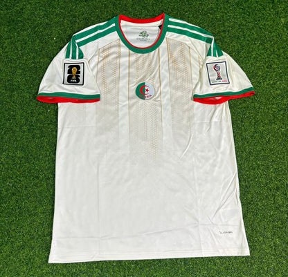 Fares Chaibi Algeria 2026 World Cup White Football Jersey