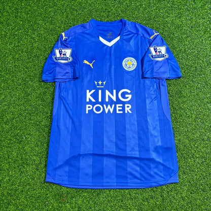 Riyad Mahrez - Leicester City 2015/16 Retro Kit Jersey Maillot