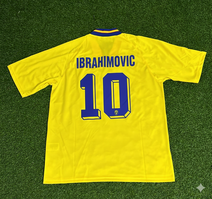 Zlatan Ibrahimovic Sweden Retro Football Jersey Kit