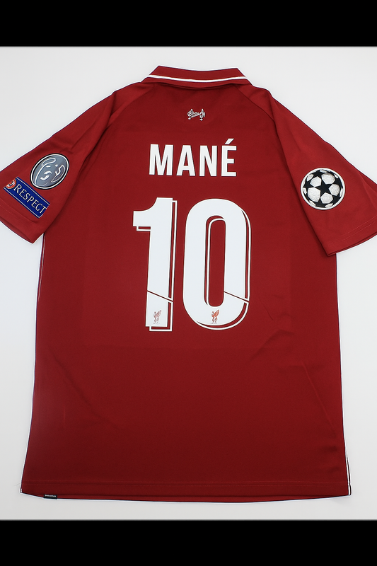 Sadio Mane Liverpool 2019 CL Final Retro Kit Jersey Trikot Maillot Maglia
