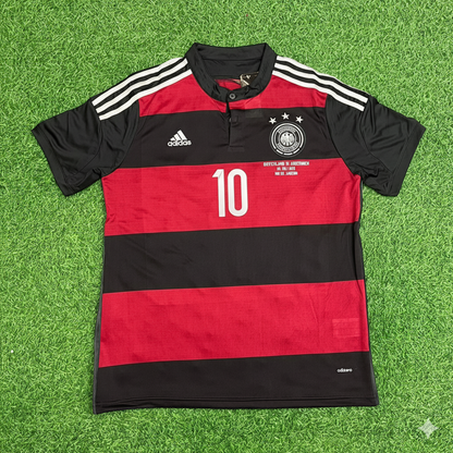Julian Draxler Germany Deutschland 2014 World Cup Brazil Black Red Retro Jersey Trikot Soccer Shirt