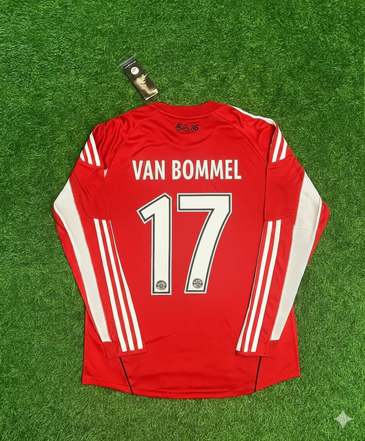 Mark van Bommel FC Bayern Munich 2010/11 Red Retro Trikot Jersey Trikot Soccer Shirt