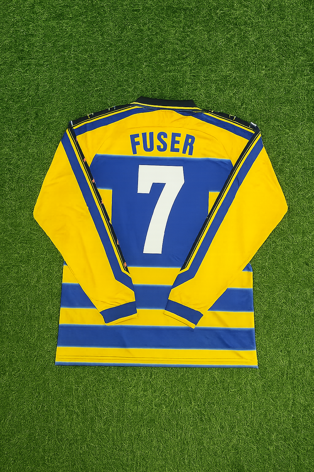 Maillot de football rétro à manches longues Diego Fuser Parme 1999/2000