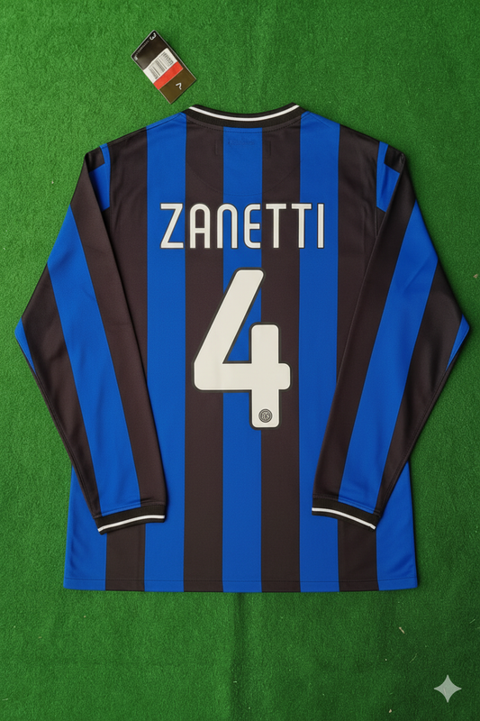 Javier Zanetti - Maillot Final de la Ligue des Champions Inter 2010 Trikot Maillot Maglia Maillot de Football
