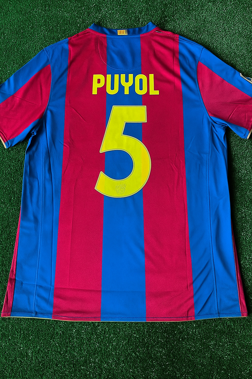 Carles Puyol Barcelona 2007 2008 Retro Jersey Maillot Trikot Maglia