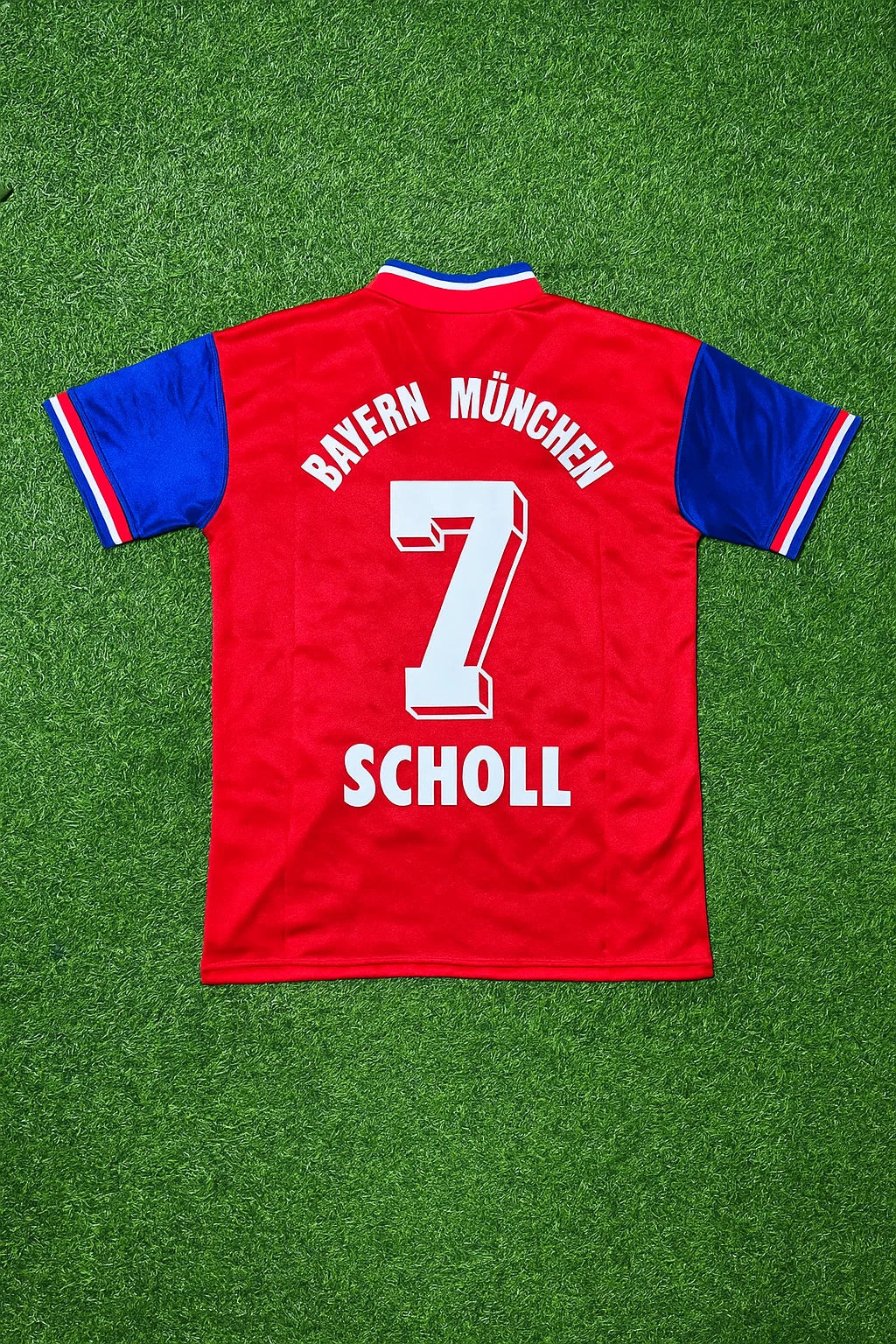 Mehmet Scholl Bayern München 1993 1995 Retro Fußballtrikot Kit