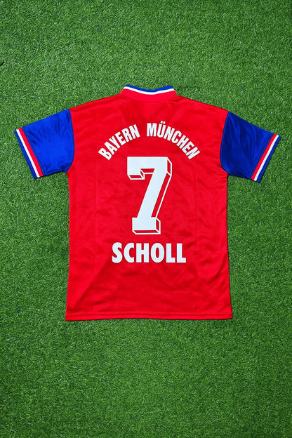 Mehmet Scholl Bayern München 1993 1995 Retro Fußballtrikot Kit