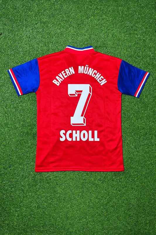 Mehmet Scholl Bayern München 1993 1995 Retro Fußballtrikot Kit