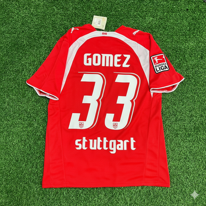 Mario Gomez VfB Stuttgart 2006-07 Auswärtstrikot Retro Football Jersey Kit