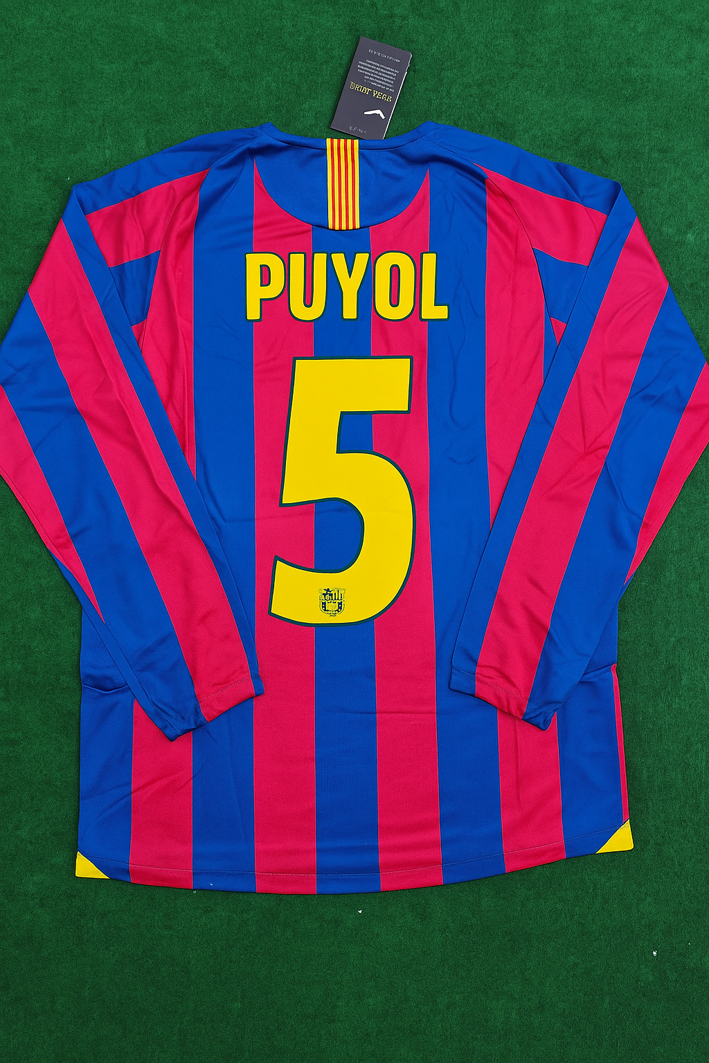 Carles Puyol Barcelona 2014 Retro-Trikot